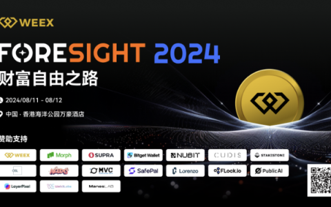 WEEX唯客與您相約FORESIGHT 2024 HK：凝聚共識，暢聊Web3新篇章