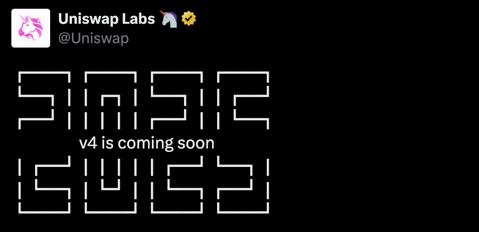 Uniswap暗示即將推出V4版本