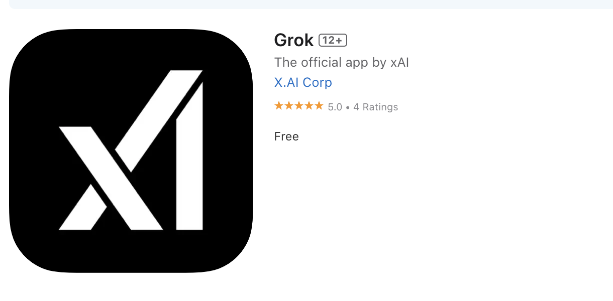 Grok iOS版已上線App Store