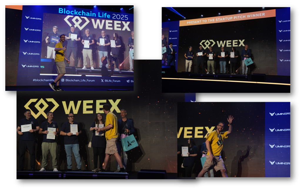 WEEX圓滿收官Blockchain Life 2025,以白金贊助商身分亮相杜拜,共話加密新週期