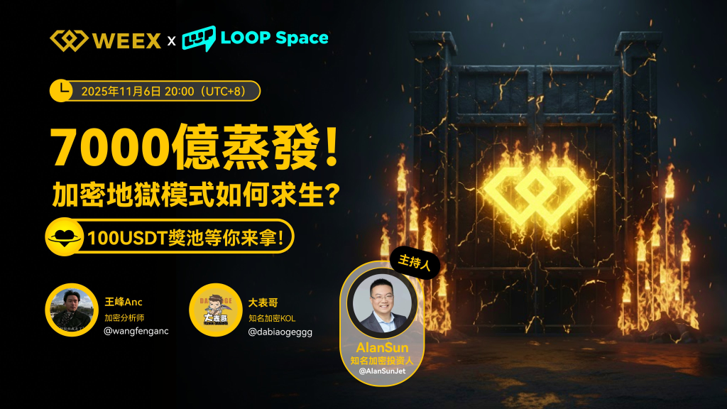 7000億蒸發後的加密生存戰：從流動性黑洞到風控重塑｜WEEX SPACES 深度回顧