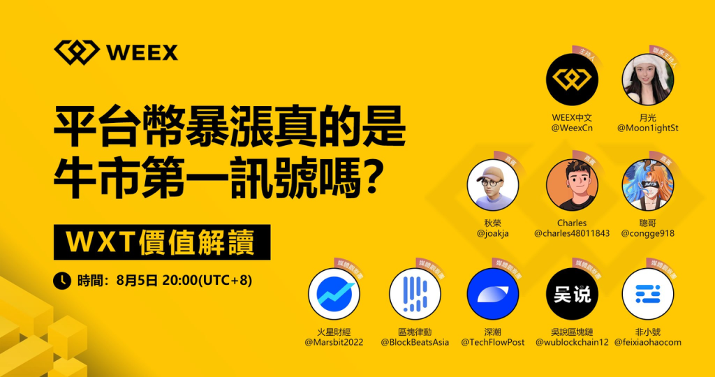 WEEX Space深度討論平台幣上漲，是牛市開始的信號，還是最後的煙火？